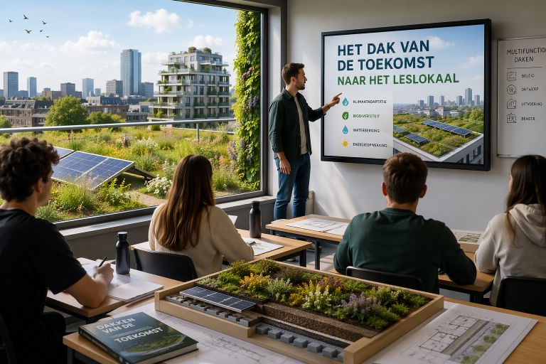 Multifunctionele daken als lesonderdeel op scholen