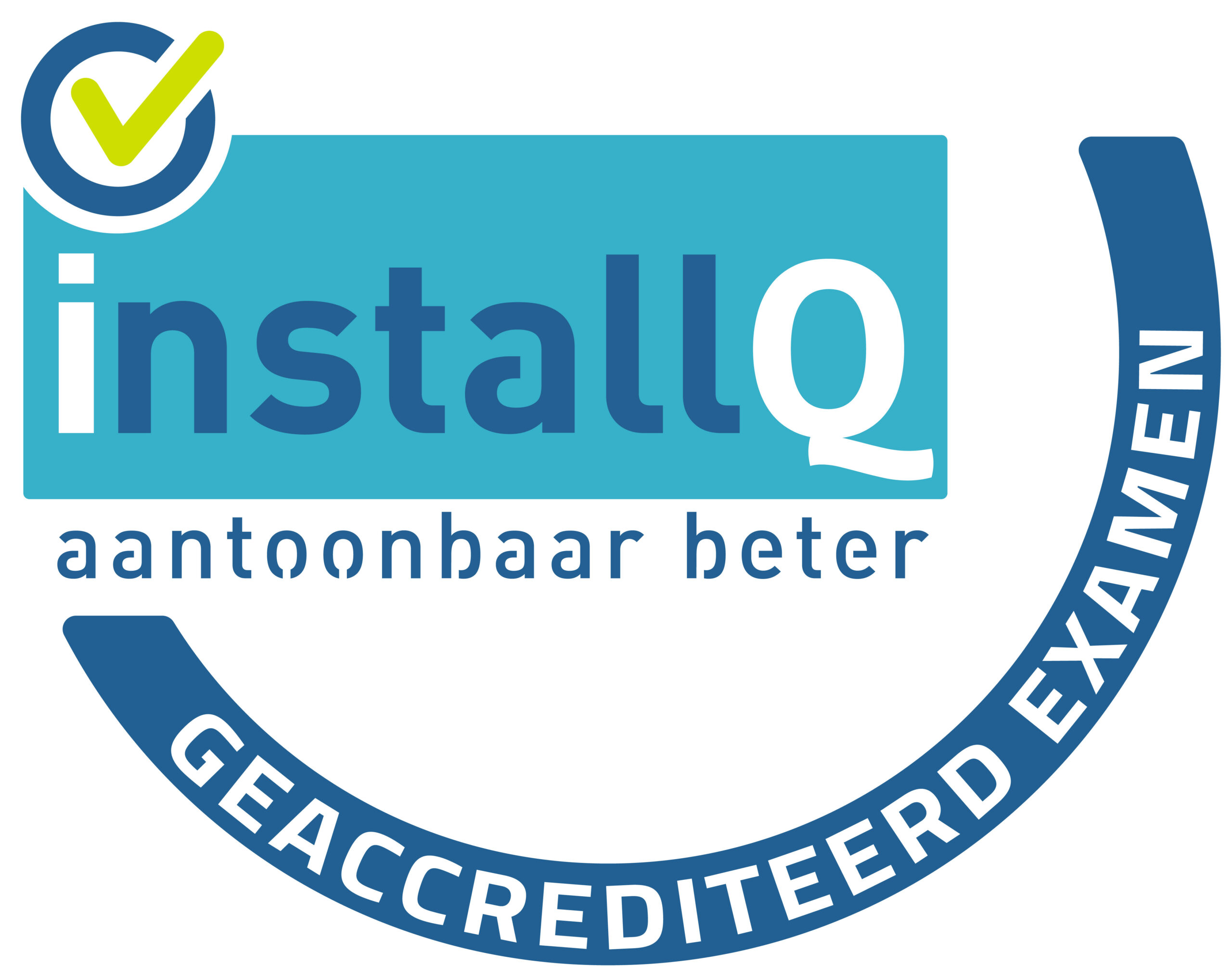 Logo InstallQ als geaccrediteerde examen afnemer